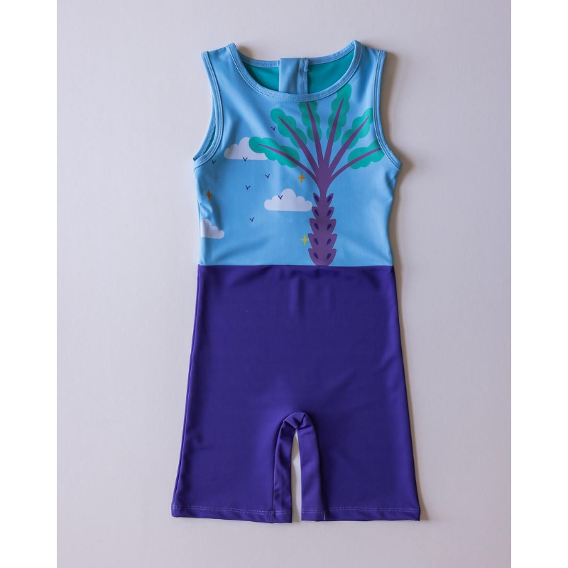 Banana Tree Print Swimsuit - 6 Years