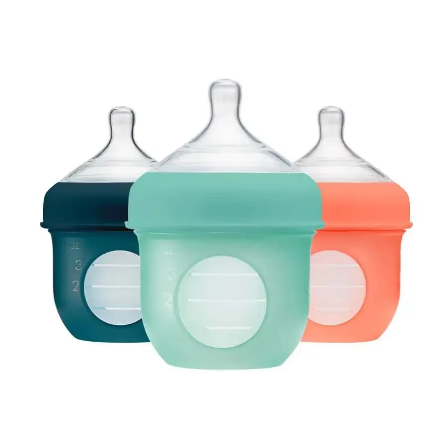 Boon - Nursh 4Oz Bottle Pack Of 3 - Monochrome