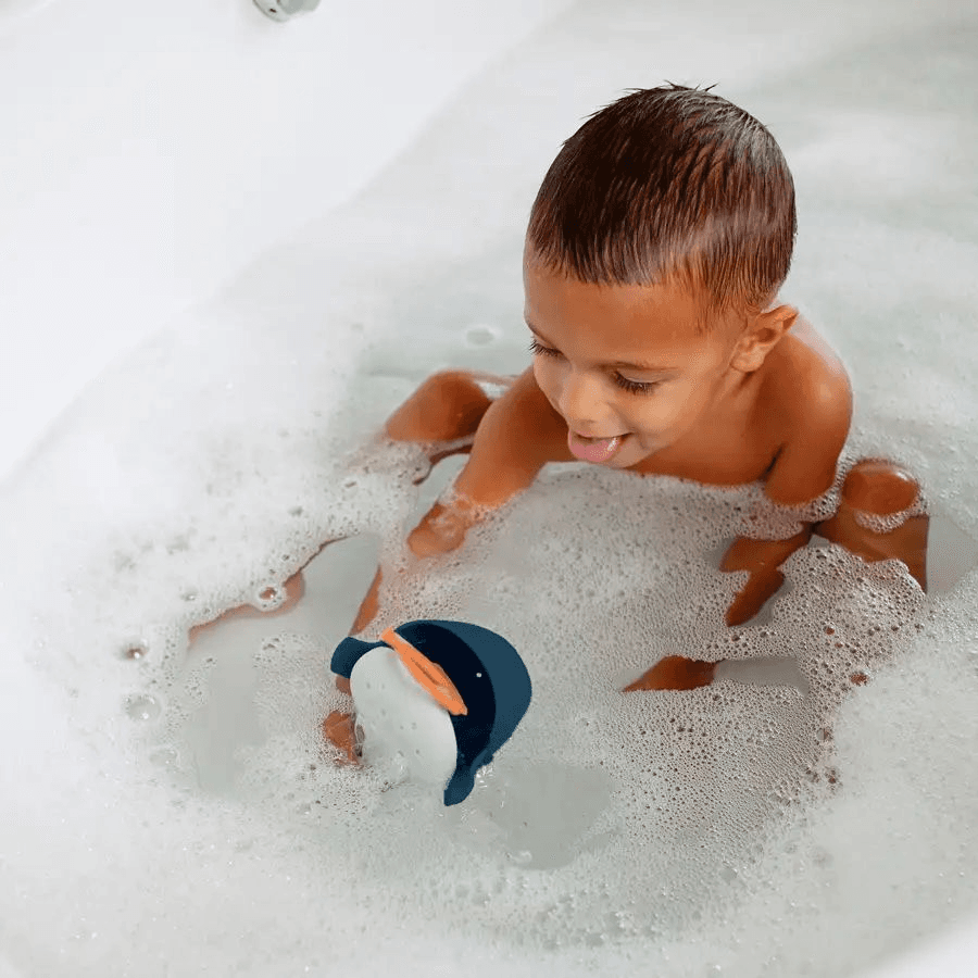 Boon - Chomp Hungry Whale Bath Toy (Navy)