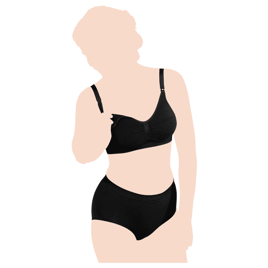 Carriwell - Original Maternity & Nursing Bra (Black) - Small