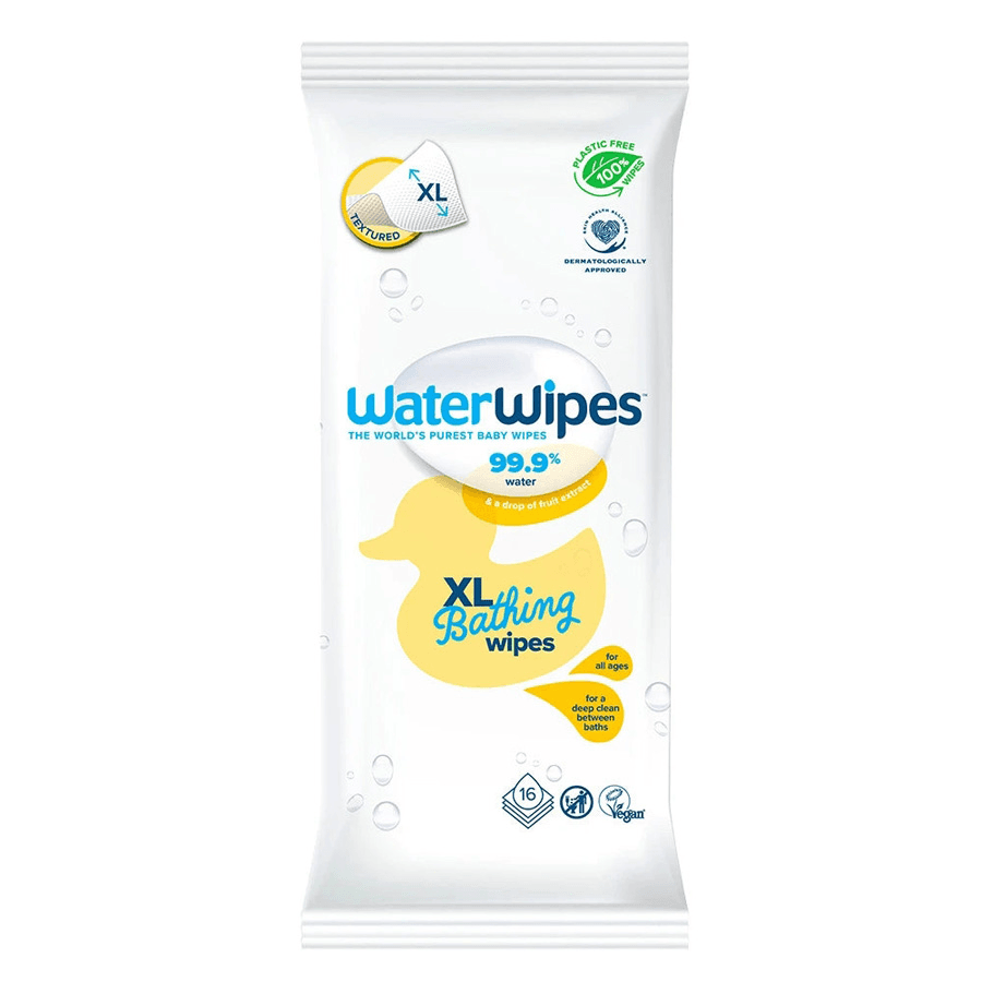 Waterwipes - Sensitive Nose To Toes Bathing Wipe 16'S