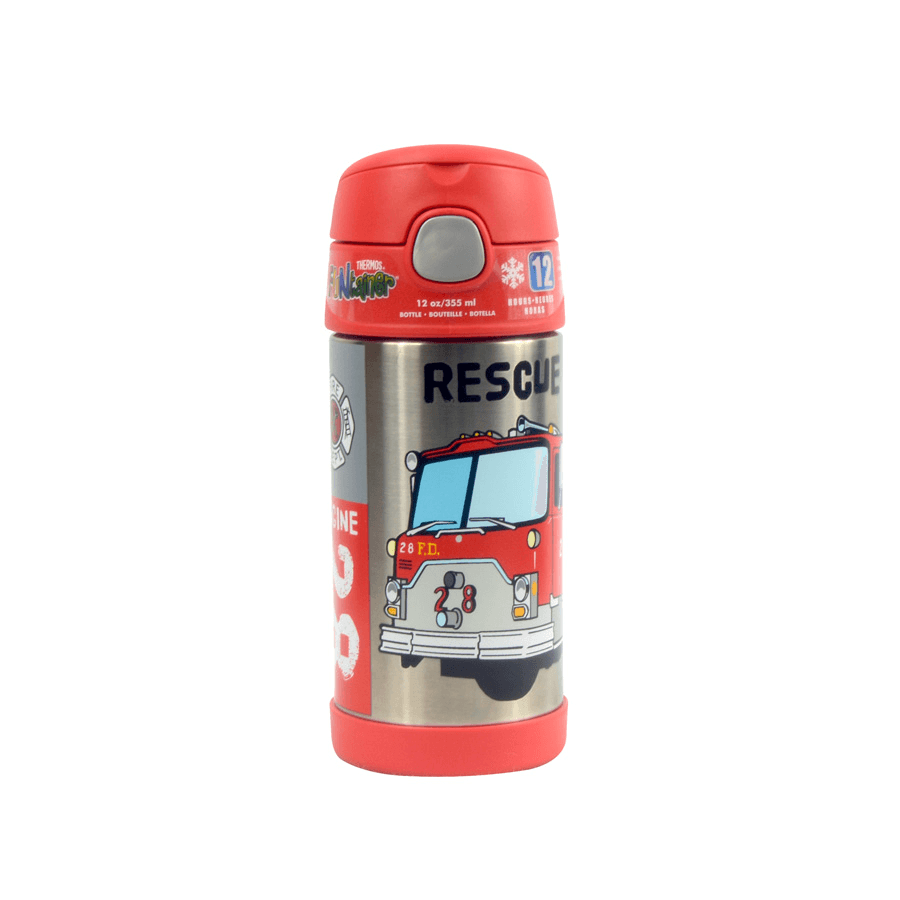 Thermos - Funtainer Stainless Steel Bottle - Rescue Truck (355 Ml)