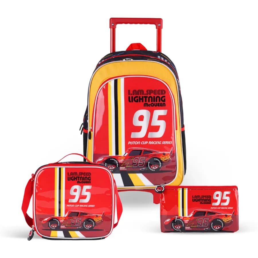 Disney Cars I Am Speed Lightning Mcqueen 3In1 Trolley Box Set 18"