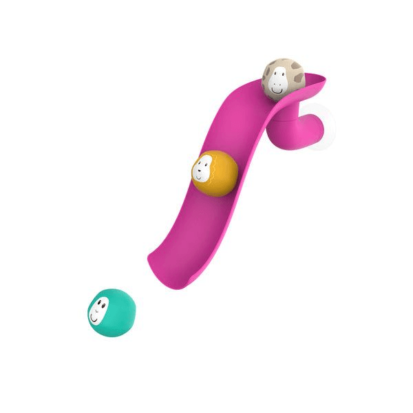 Matchstick Monkey Bathtime Slide Set Pink