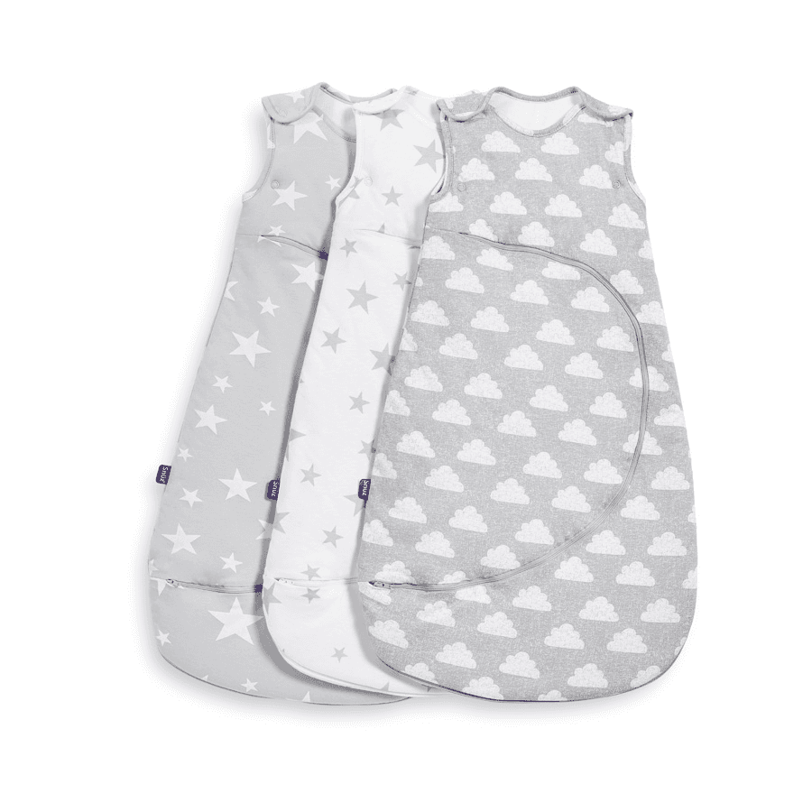Snuzpouch Sleeping Bag, 2.5 Tog - White Star, 0-6M