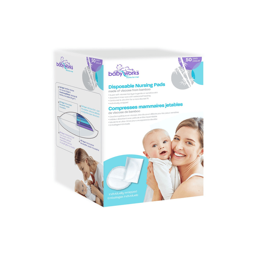 Baby Works - Bamboo Disposable Nursing Pads