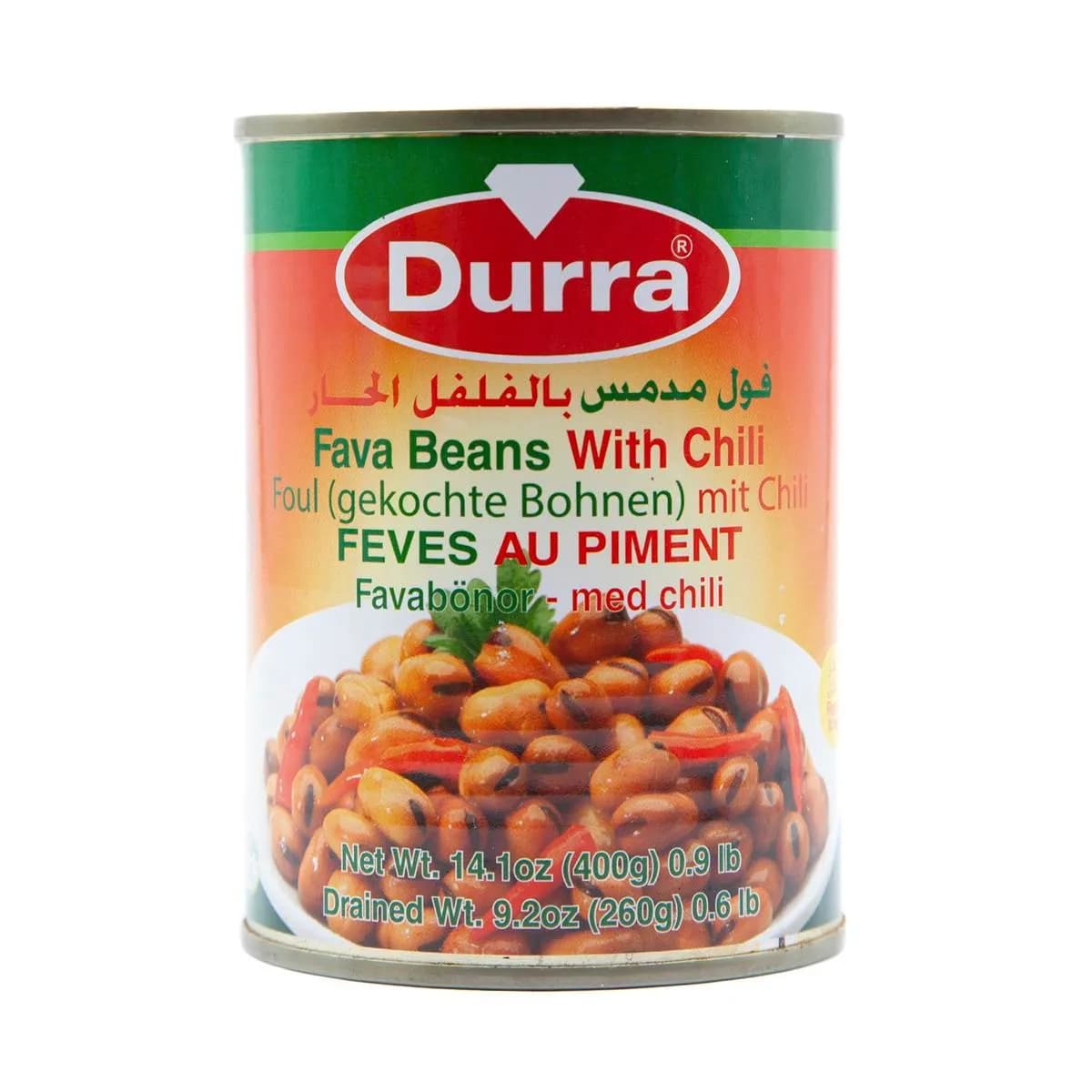 Durra Fava Beans With Chilli 400G