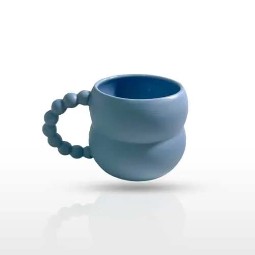 Ocean Mug With Gift Bag And Card -Color Blue