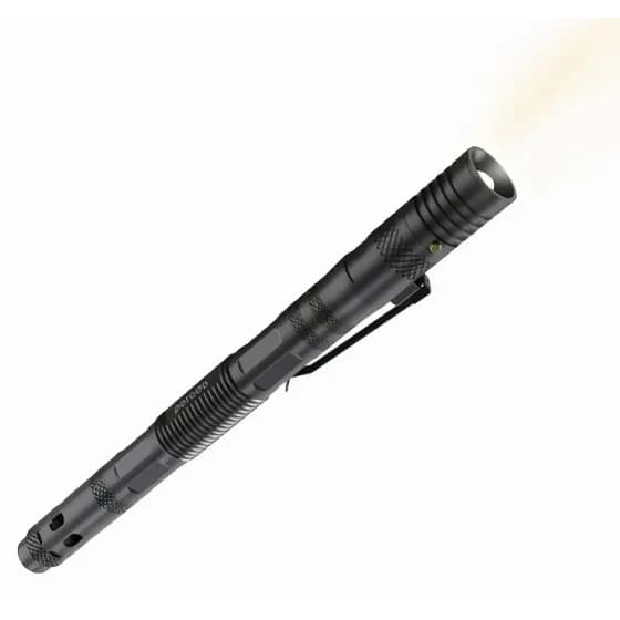 Porodo Multi-Purpose Pen / Converts To A Flashlight + Whistle + Screwdriver / Small & Portable