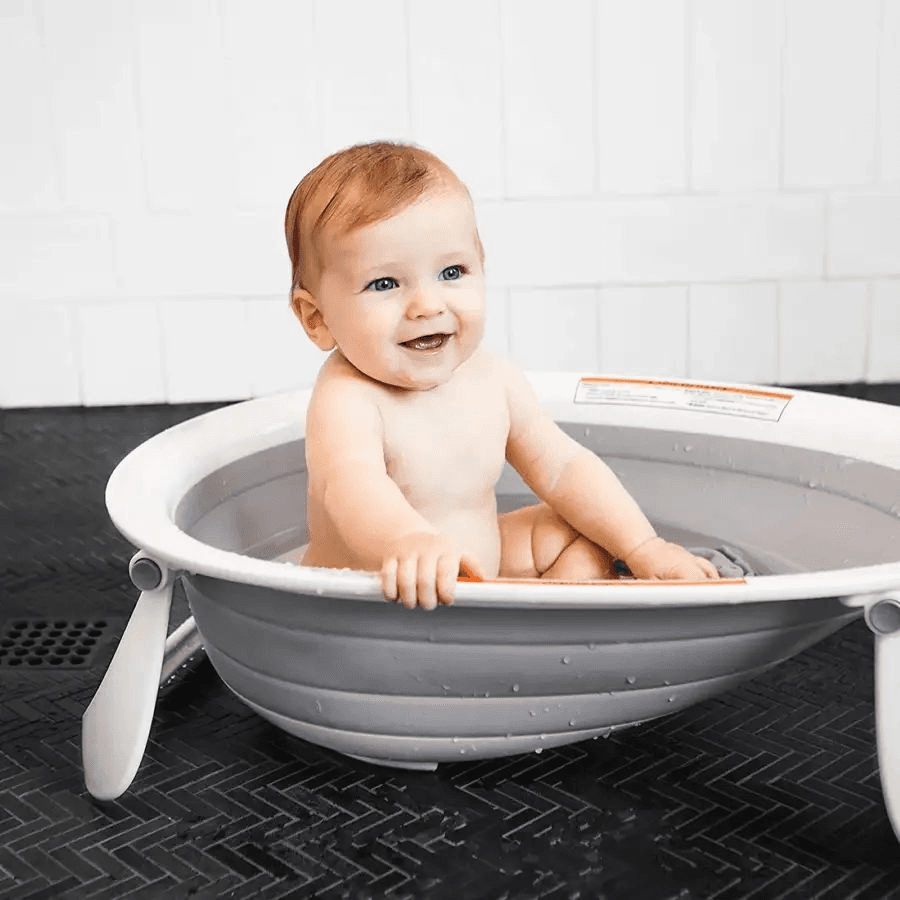 Boon - Naked Collapsible Baby Bathtub (Grey)