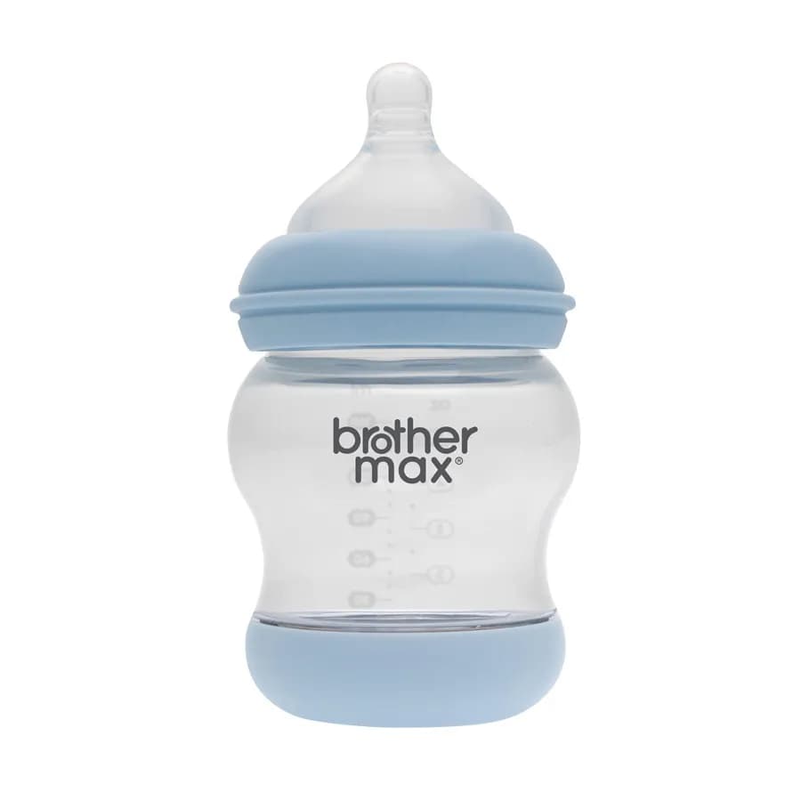 Brother Max - Pp Anti-Colic Feeding Bottle 160Ml/5Oz + S Teat (Blue)