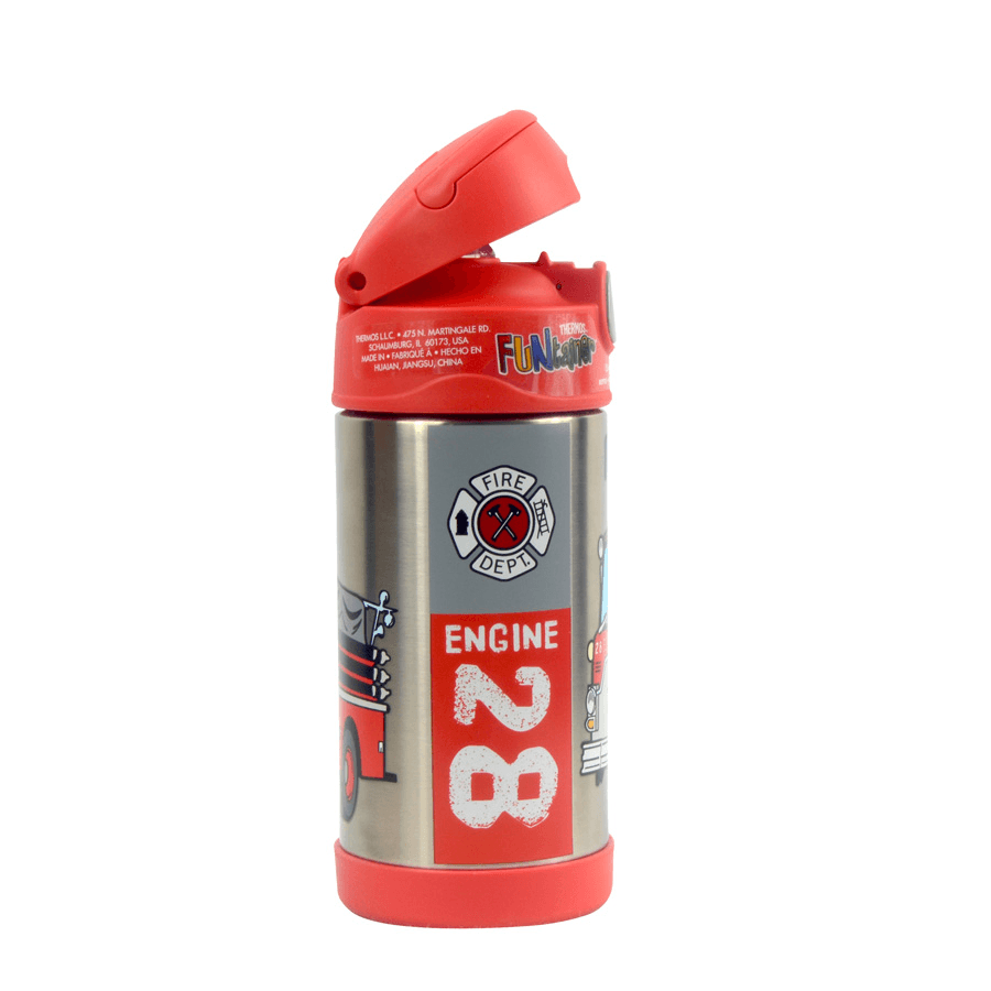 Thermos - Funtainer Stainless Steel Bottle - Rescue Truck (355 Ml)