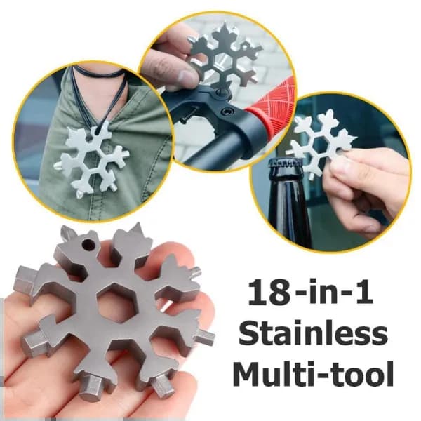 Generic 18-In-1 Multi Tool Stainless Portable Steel For Outdoor Travel Camping Adventure Daily Tool