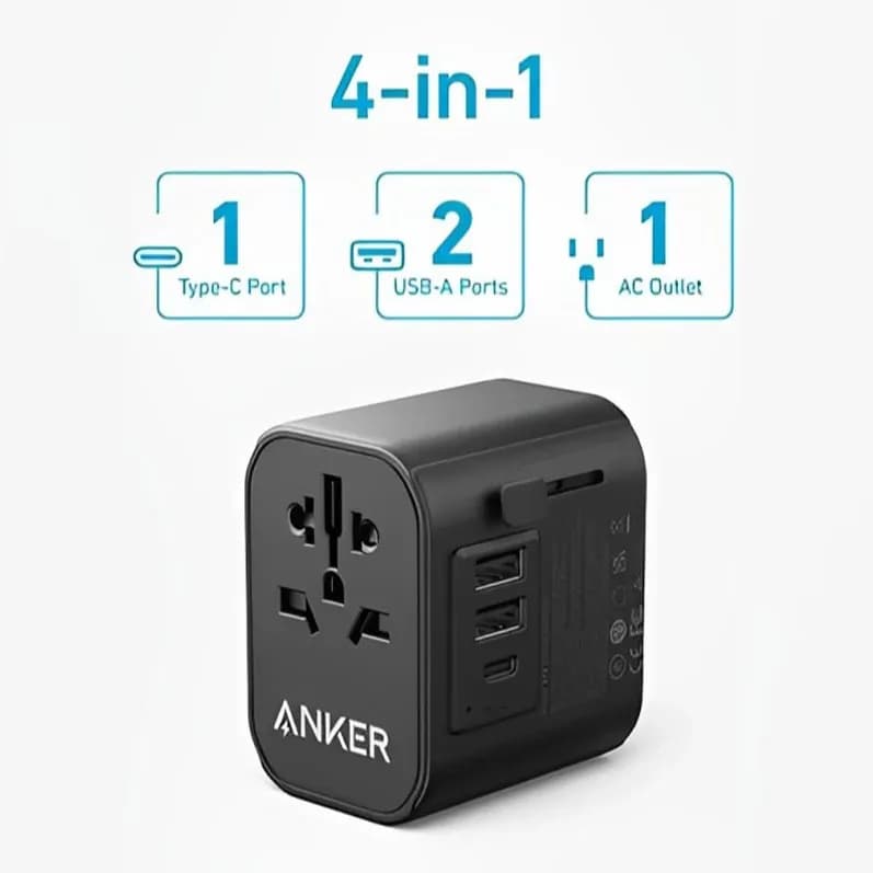 A9212K11 Anker 312 Outlet Extender Universal Adapter