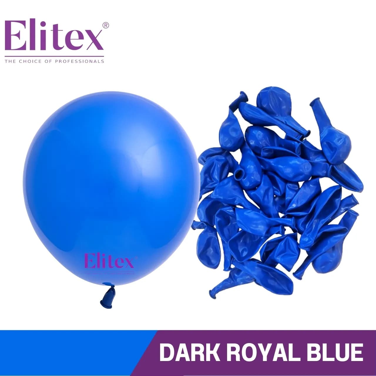 24 Inch Round Balloon Standard Dark Royal Blue (5 Pcs)