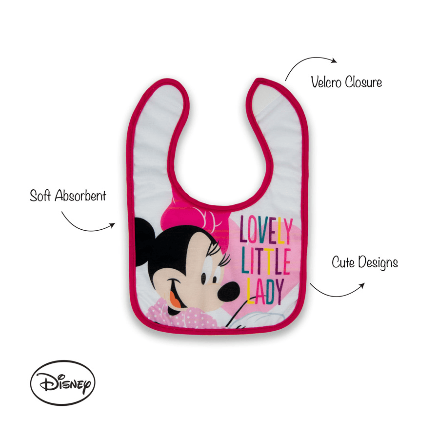 Disney - Minnie Cotton Bibs 2Pcs