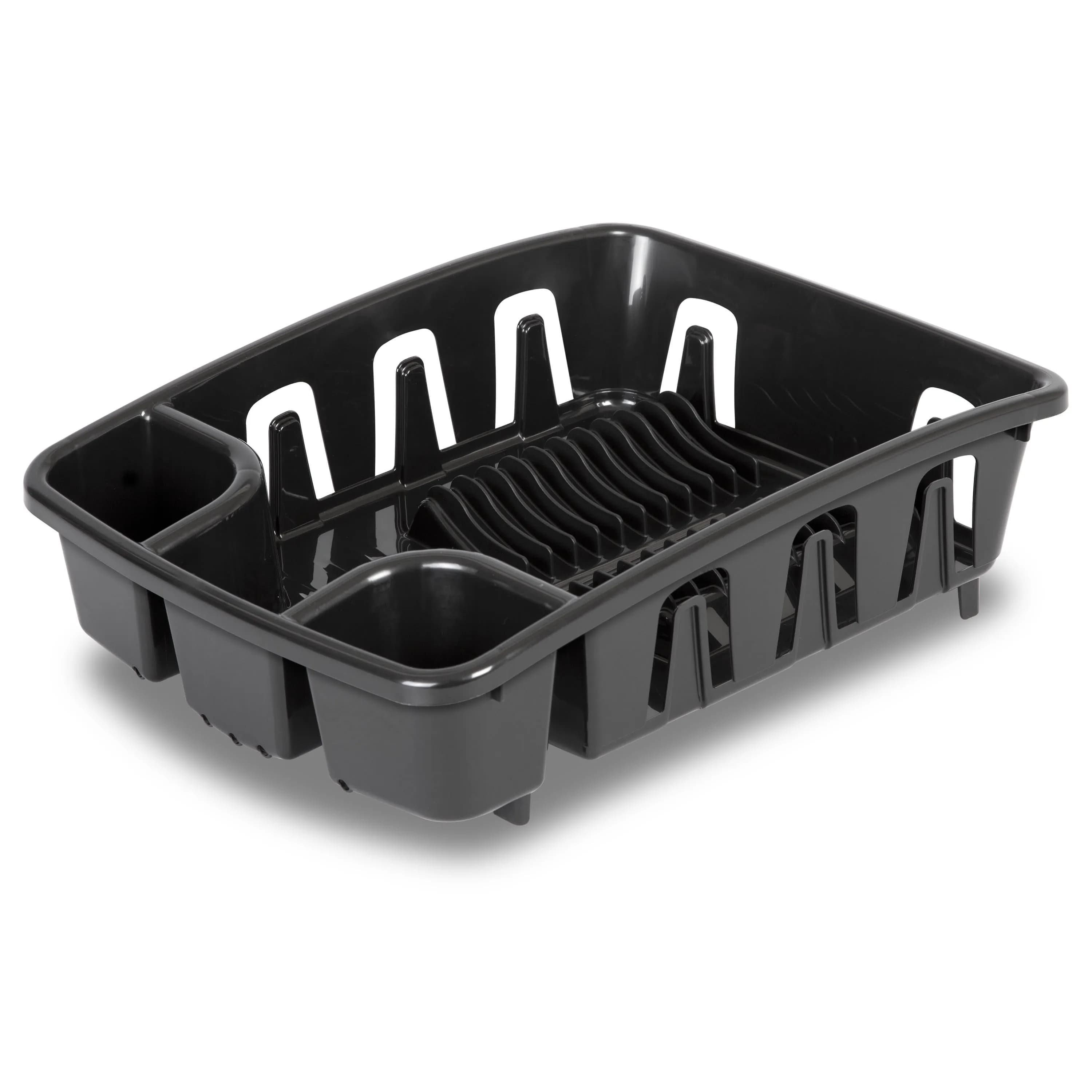 Sterilite Sink Dish Drainer Set Blk.0641