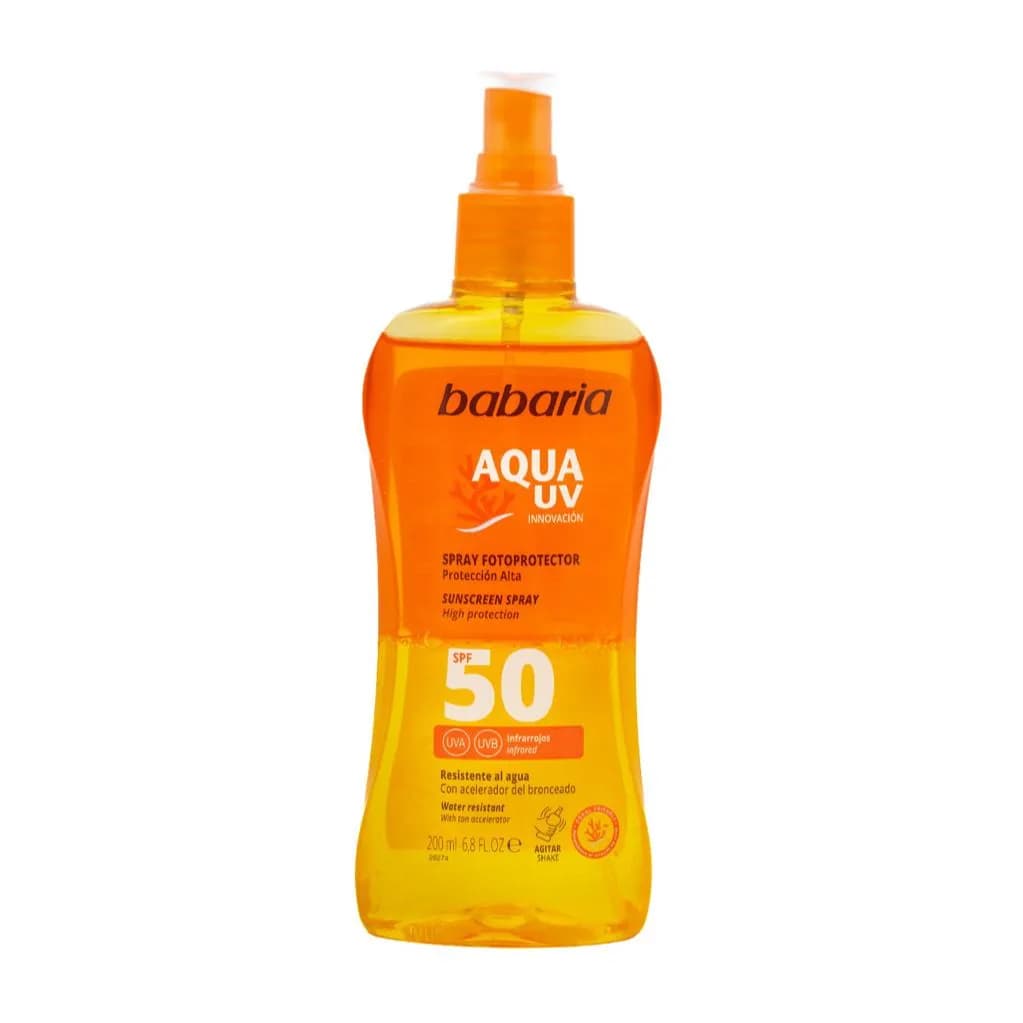 Babaria Spray Aqua Two Faced Spf 50  200 Ml