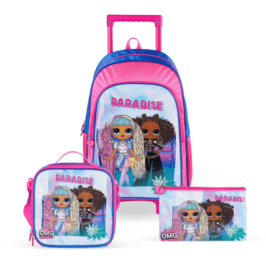 Lol Omg Welcome To Paradise 3In1 Trolley Box Set 18"