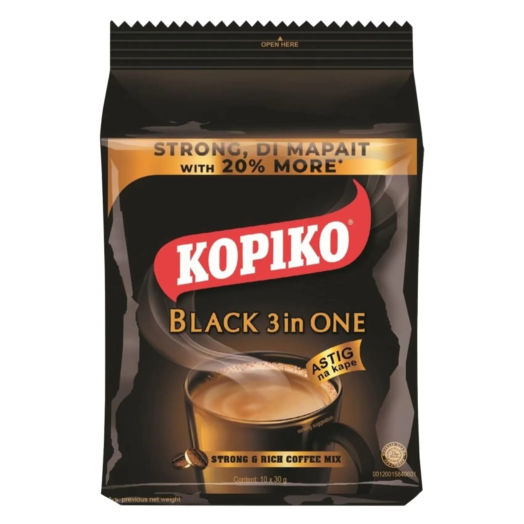 Kopiko Black Coffee 3 In 1, 25G