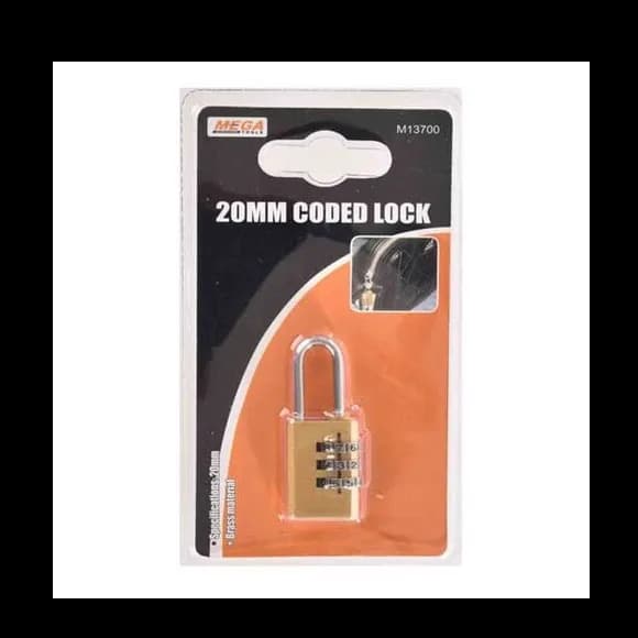 Mega Coded Lock 20Mm