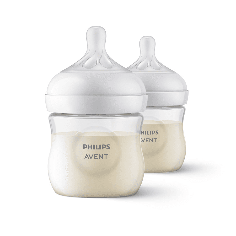 Philips Avent Natural 3.0 Feeding Bottle 125ml (Pack of 2) - SCY900/02