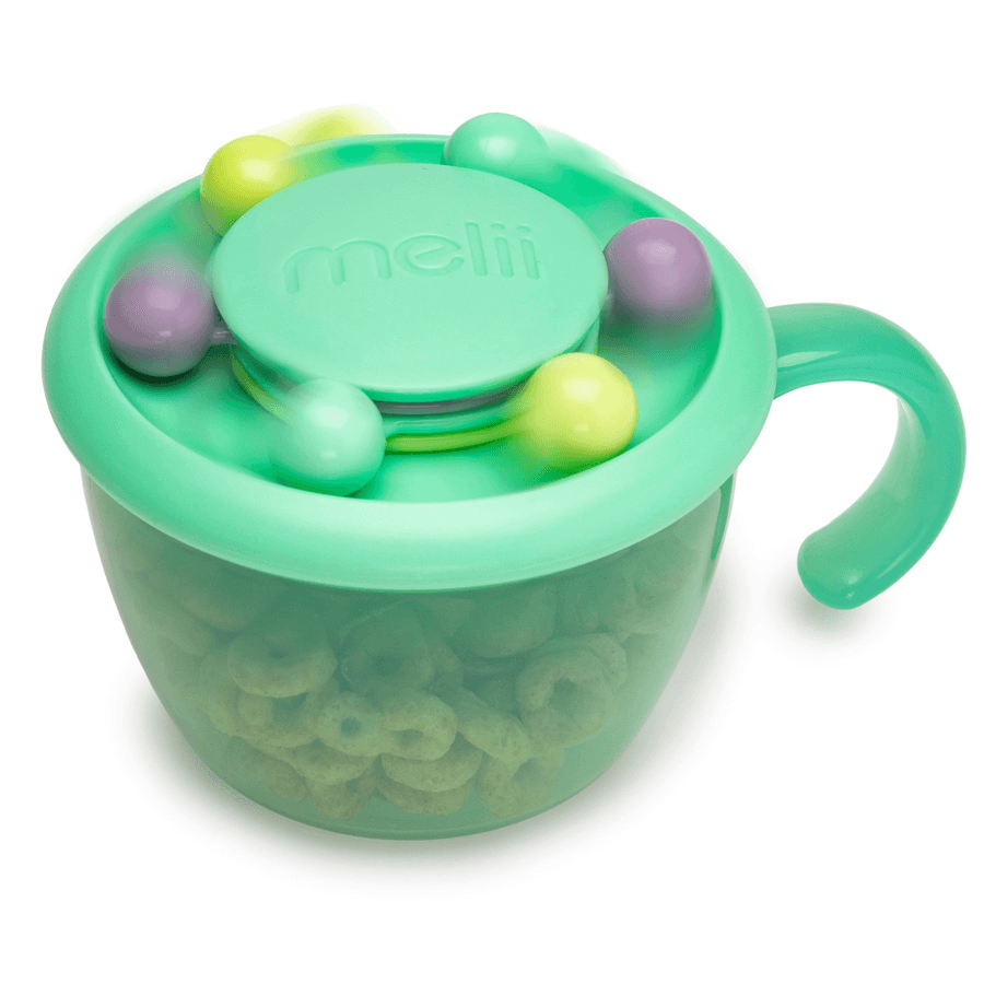 Melii Abacus Snack Container With Finger Trap Mint