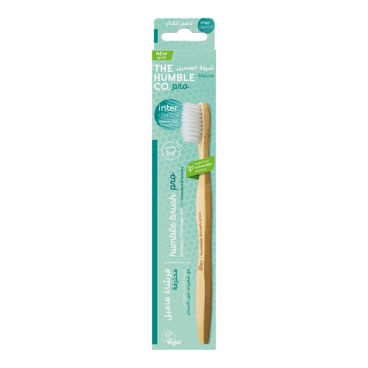 Humble Pr Bamboo Toothbrush Interdental Bristles Soft Adult