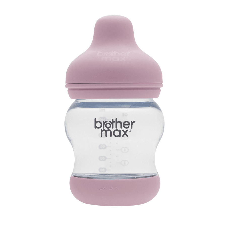 Brother Max - Pp Anti-Colic Feeding Bottle 160Ml/5Oz + S Teat (Pink)