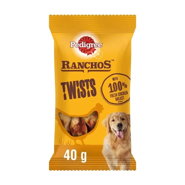 Pedigree Dog Food Ranchos Twist 40G