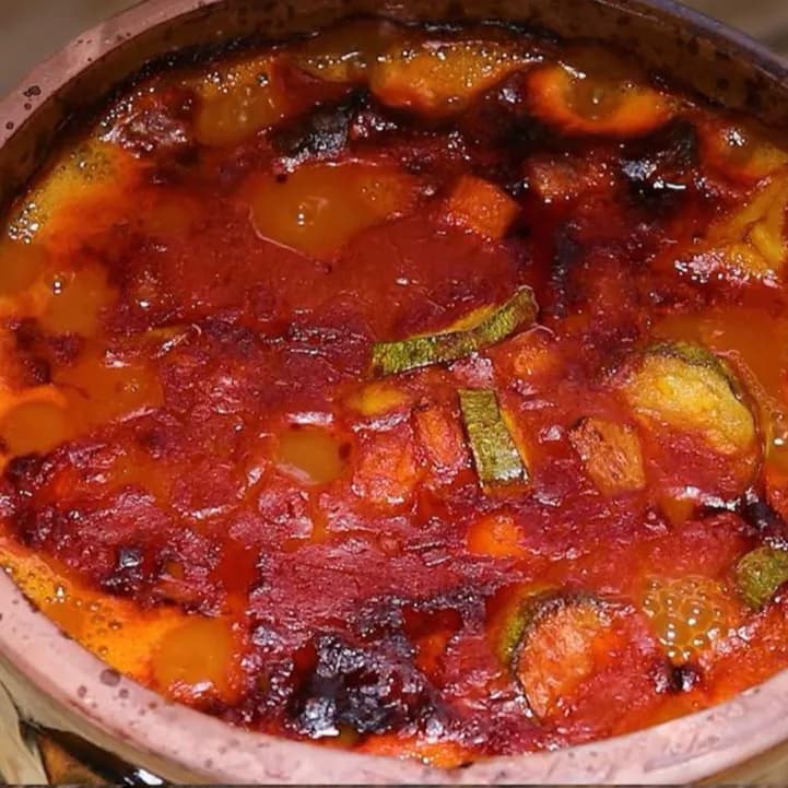 Mixed Vegetable Casserole With Meat