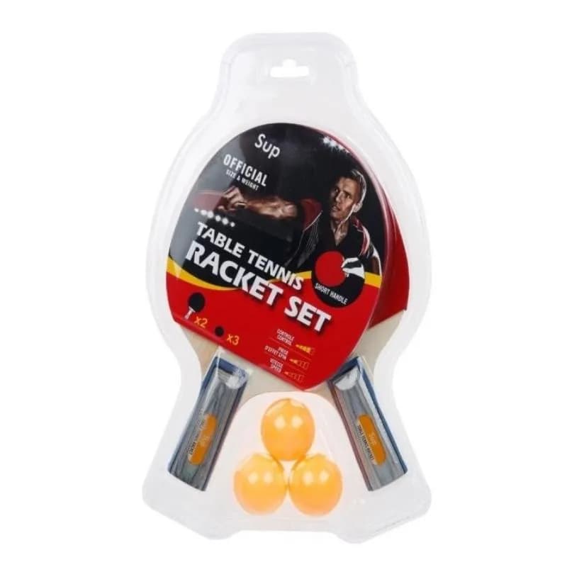 Short Handle Table Tennis Racket Set