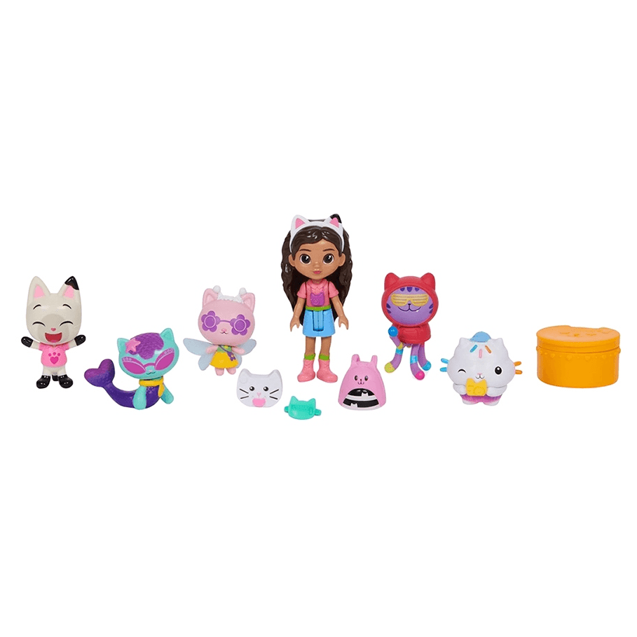 Gabby'S Dollhouse Cat Adventures Deluxe Figure Set (6 Pieces)