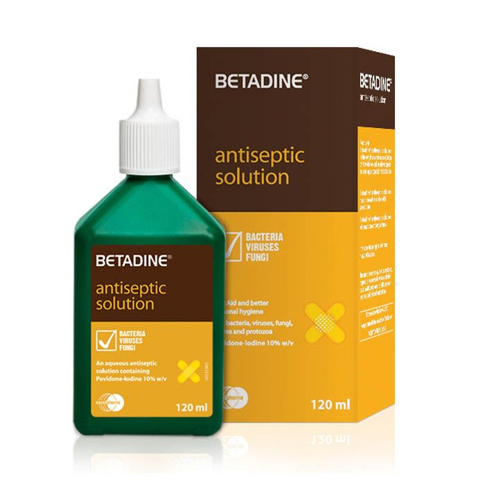 Betadine Antiseptic Solution - 120Ml