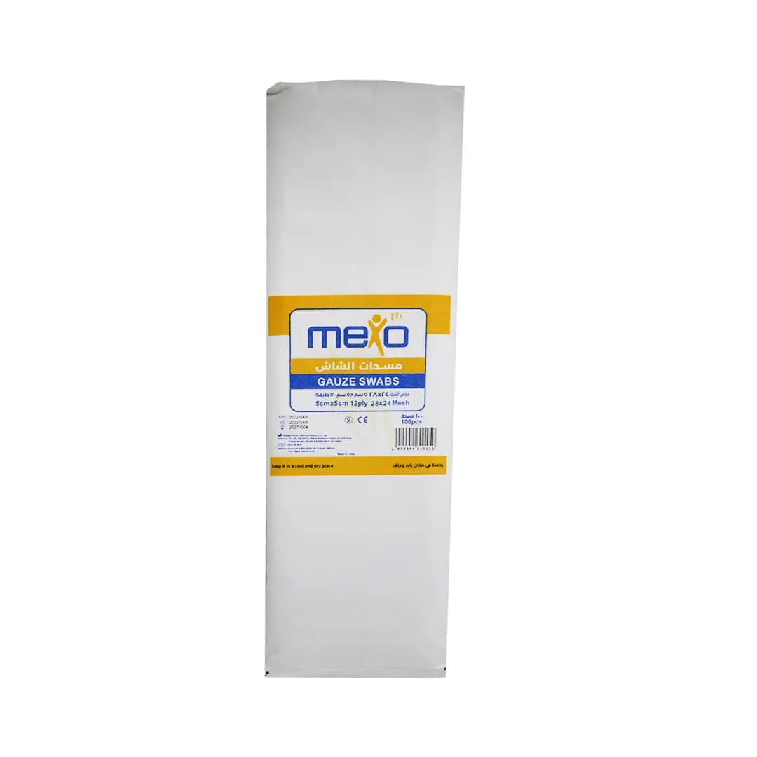 Mexo Gauze Swab 5 Cm X 5 M 12 Ply