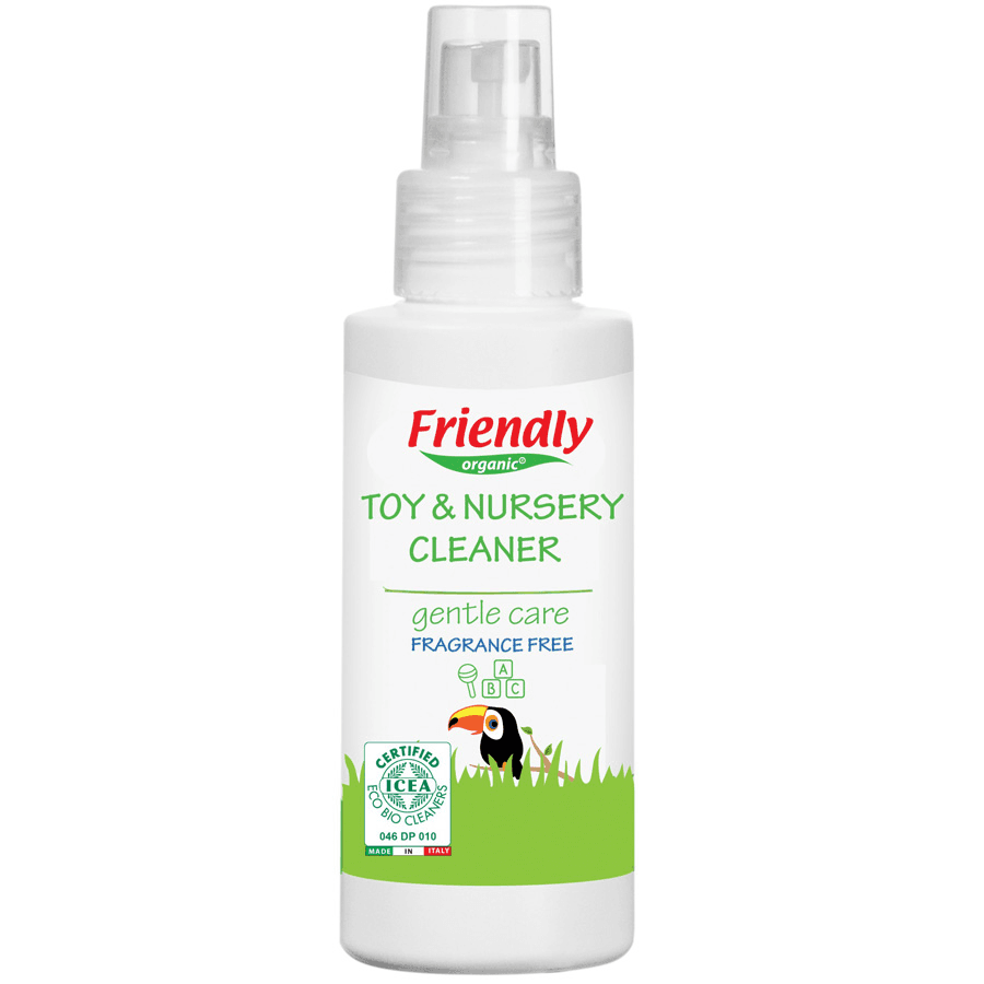 Friendly Organic 100Ml Fragrance Free Toy & Nursery Cleaner, Clear
