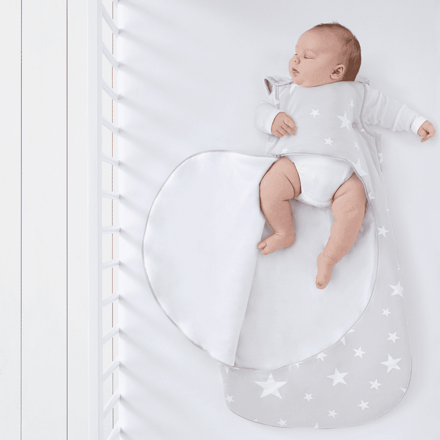 Snuzpouch Sleeping Bag, 1.0 Tog, 0-6M (White Star)