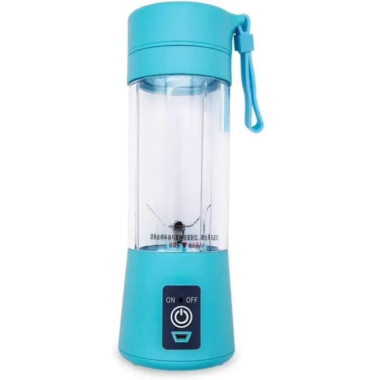 Portable Rechargeable Juice Blender 6B With Usb Charger Ja016 - Blue