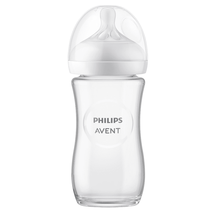 Philips Avent Natural 3.0 Feeding Bottle Glass 240ml - SCY933/01
