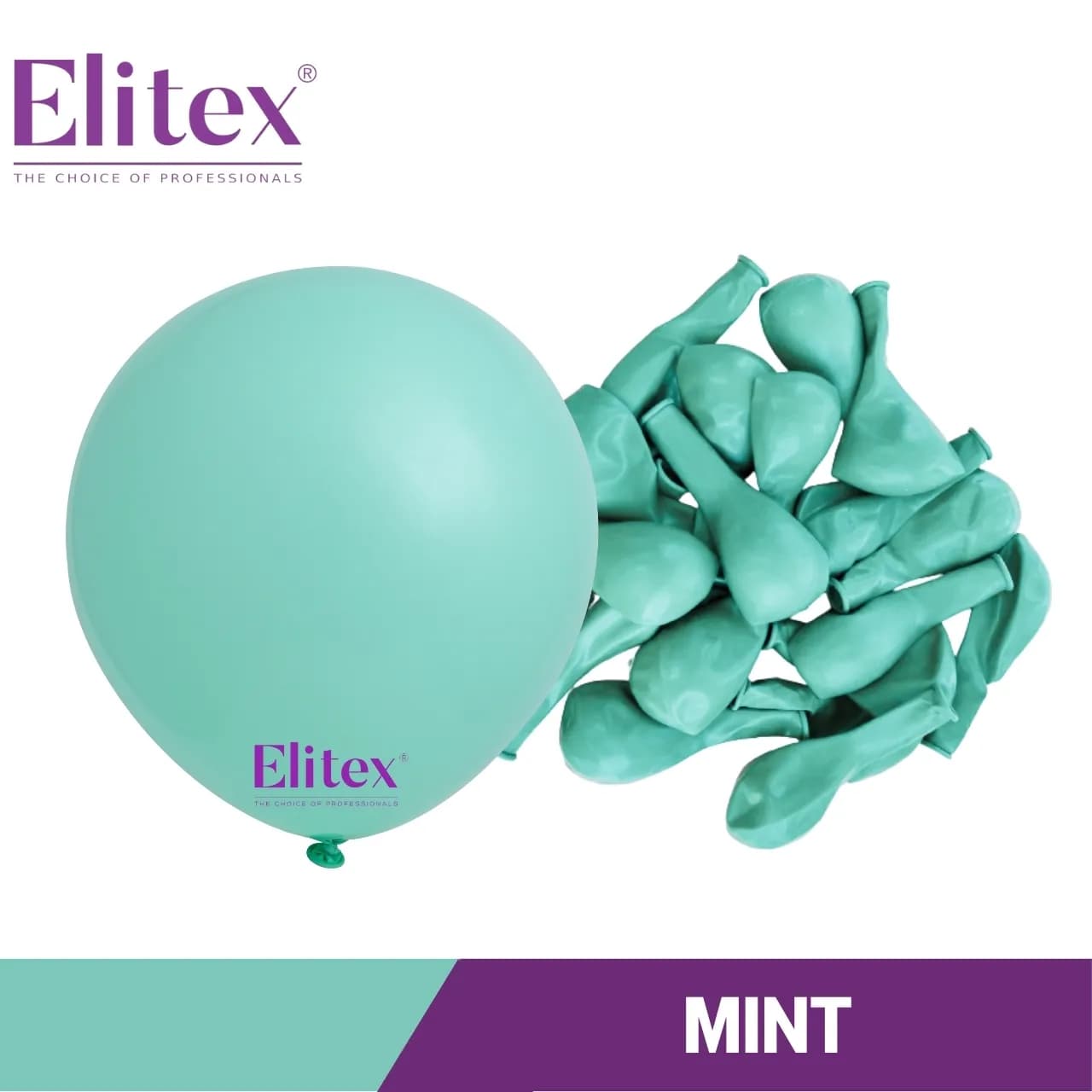 12 Inch Round Balloon Pastel Mint (50 Pcs)