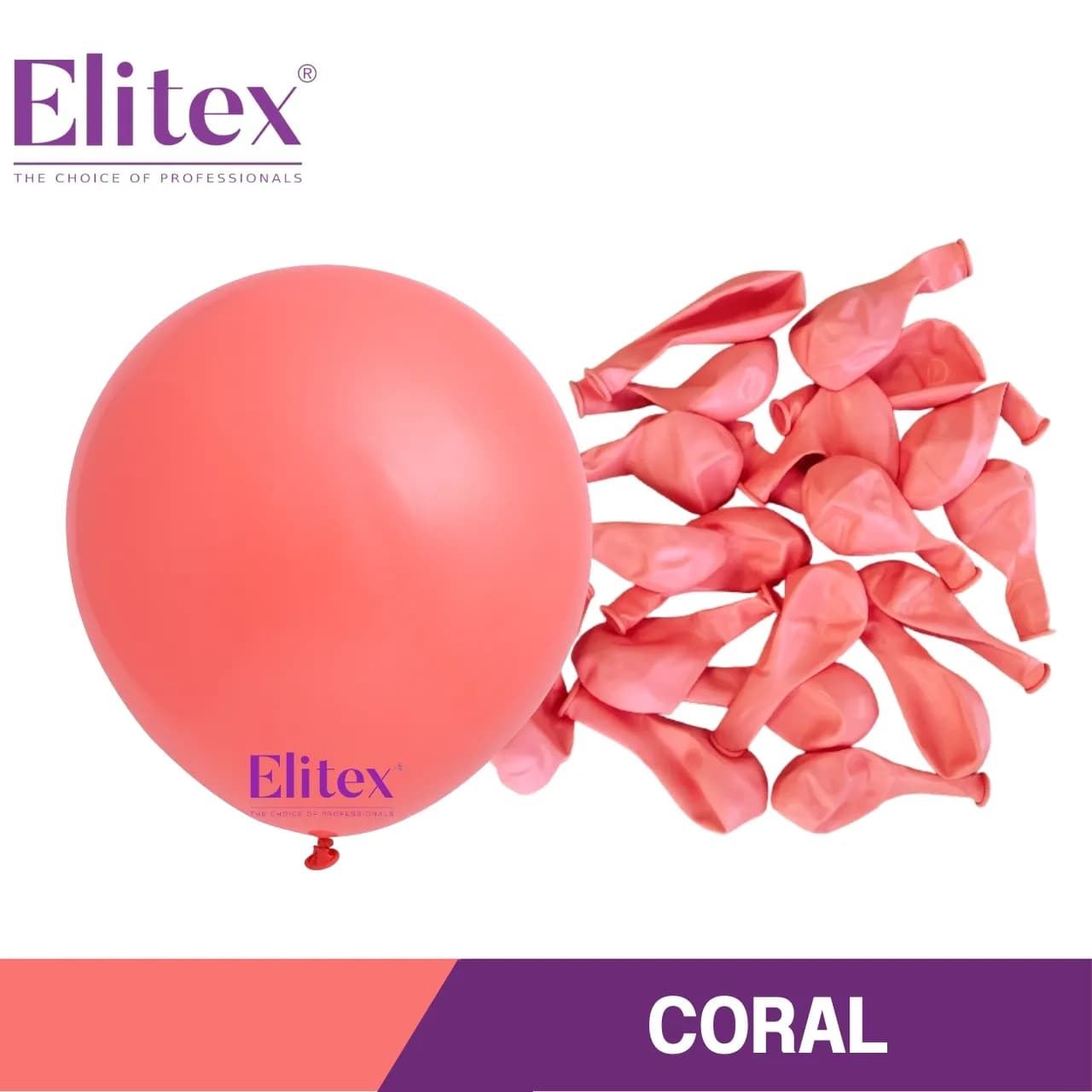 6 Inch Round Balloon Pastel Coral (50 Pcs)