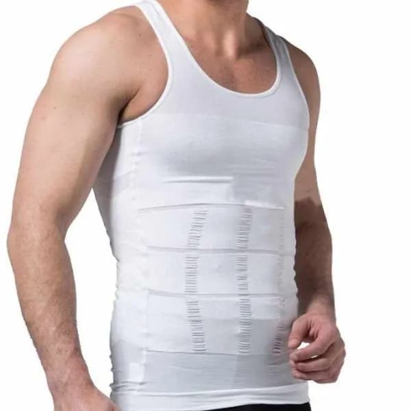 New Slim N Lift Slimming Shirt For Men White - Xl Ja009