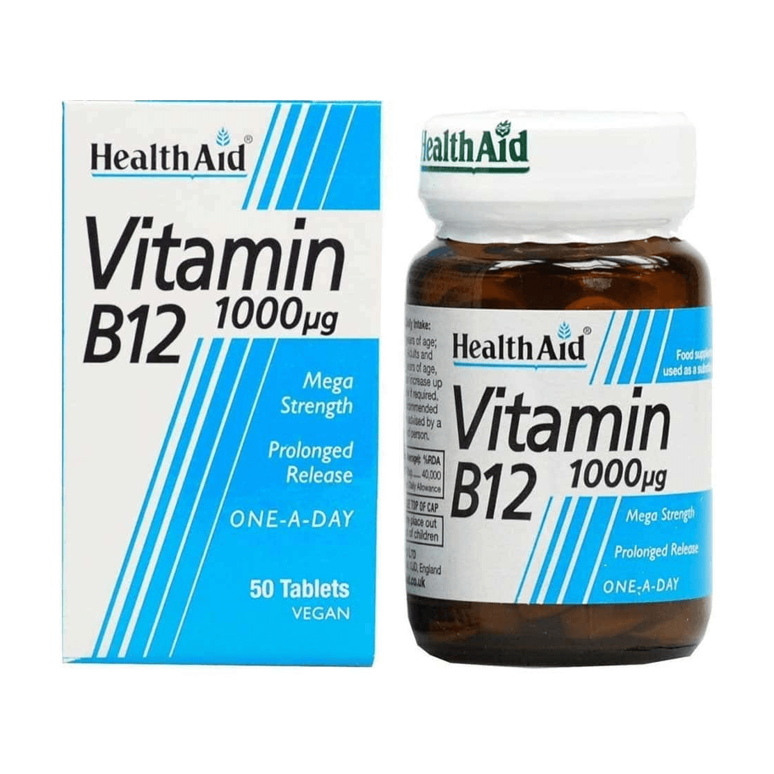 Health Aid Vit.B12 (1000Mg) Tablets - 50'S
