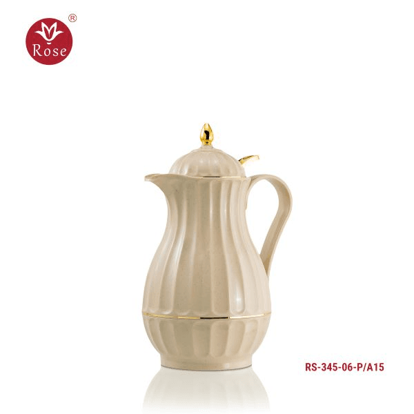 Rs-345-06-P/A15 / Rose Tea Vac.Flask 0.6L With Push Button Cover-Rs-52768