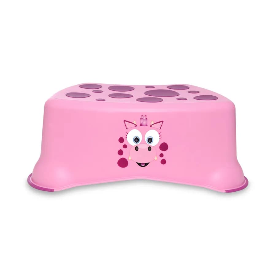 My Little Step Stool - Pink Dragon