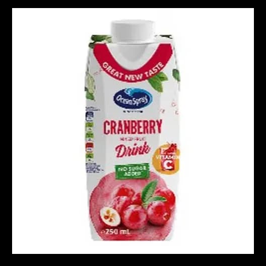 Ocean Spray Cranberry Juice No Add Sugar 250Ml