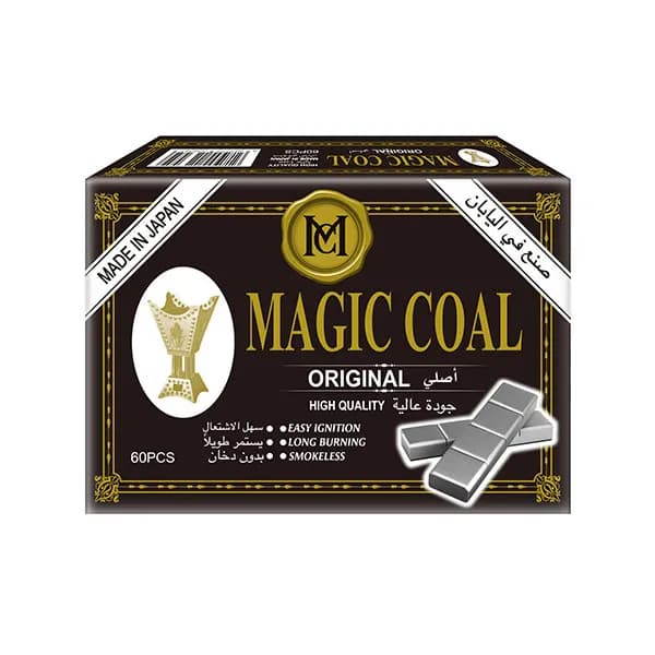 Magic Charcoal Coal Medium 60Pcs