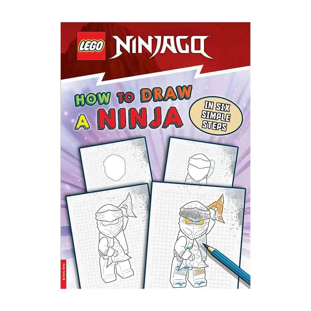 Lego Ninjago How To Draw A Ninja In Six Simple Steps Paperback Book (96 Pages)