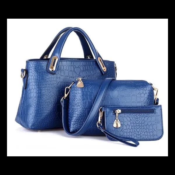 Sets Of 3 Pieces Bag For Women - Blue