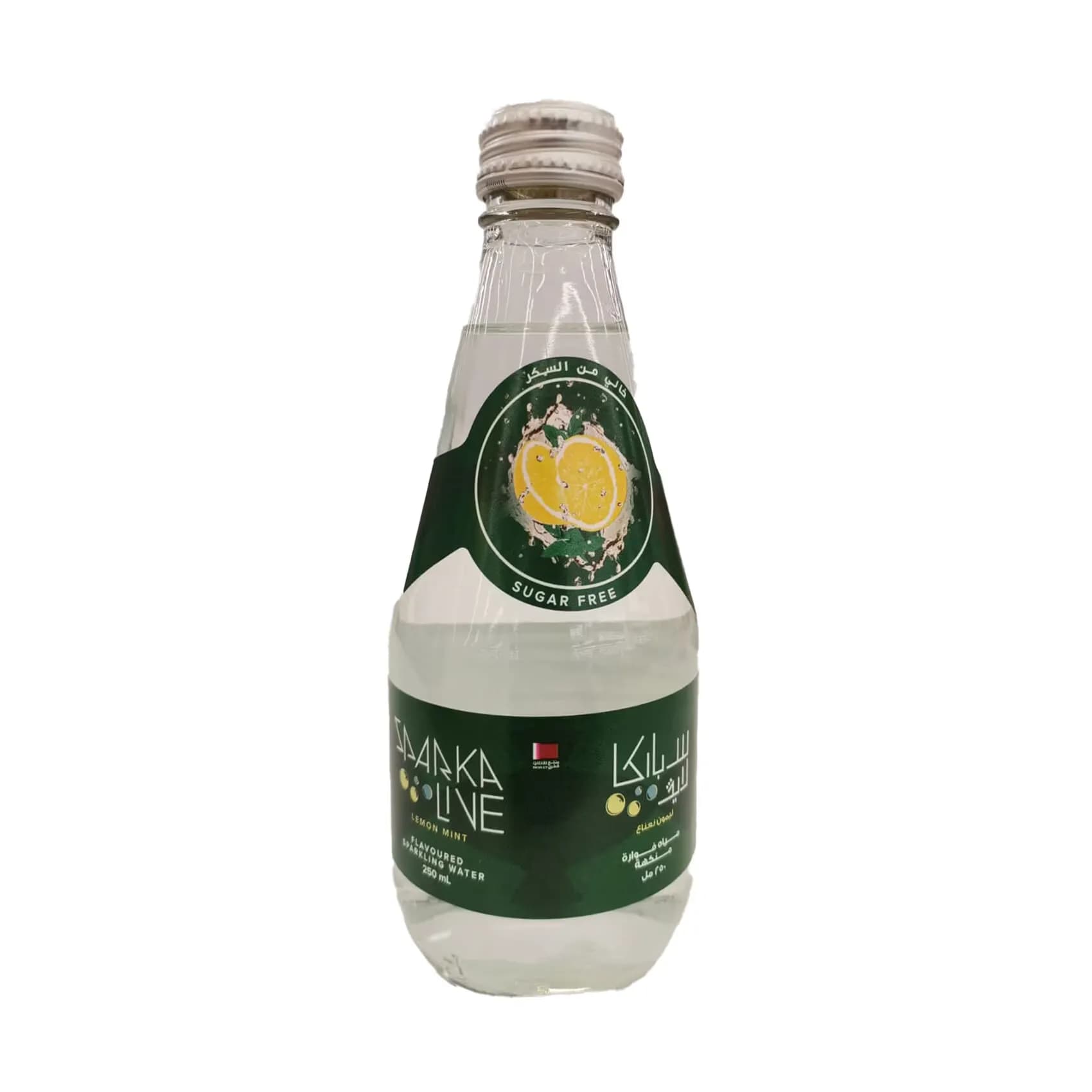 Sparkalive Lemon Mint Sparkling Water Glass 250Ml